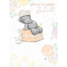 Bear Sat On Gift Me to You Bear Birthday Card Image Preview
